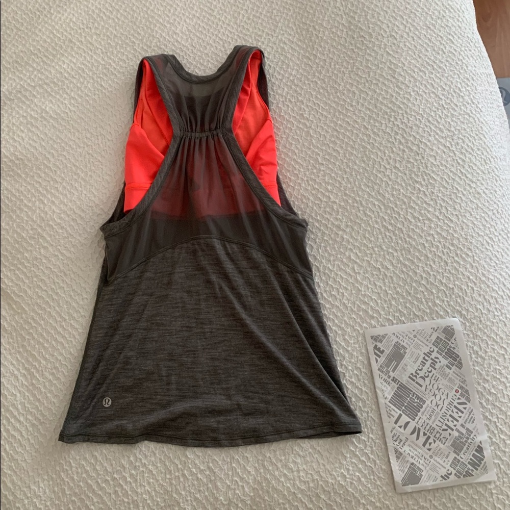 Lululemon Racerback Tank Built in Sports Bra EUC